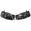 Ford Falcon BF Series 2 Futura XT LH+RH Black Headlights (2005-2008)