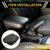Ford F-150 Microfiber Leather Carbon Fiber Black Arm Rest Cover (2004-2023)