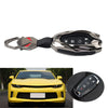 Chevrolet Camaro, Malibu, Cruze Silicone Black Key Fob Shell Cover (2010-2023)