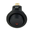 Car Boat SPST Switch / 12V 10A / Rocker Red LED Light Fittings