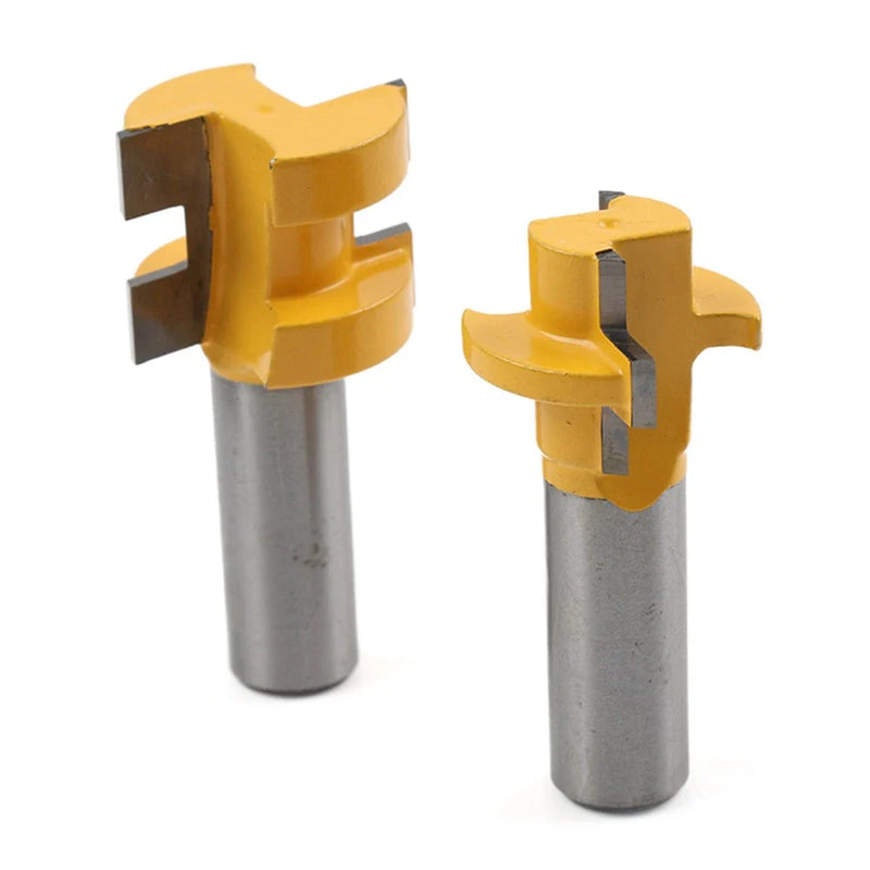 Woodworking 2 x 1/2" Shank Mini Tongue & Groove Router Bits (No Year)