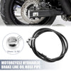Brake Line / 55.12" Length 10mm ID / Motorcycle Hydraulic Brake Line Oil Hose Cable Black