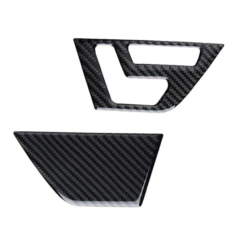 Mercedes C Class W204 2 x Carbon Fiber Interior Door Panel Decor (2007-2013)