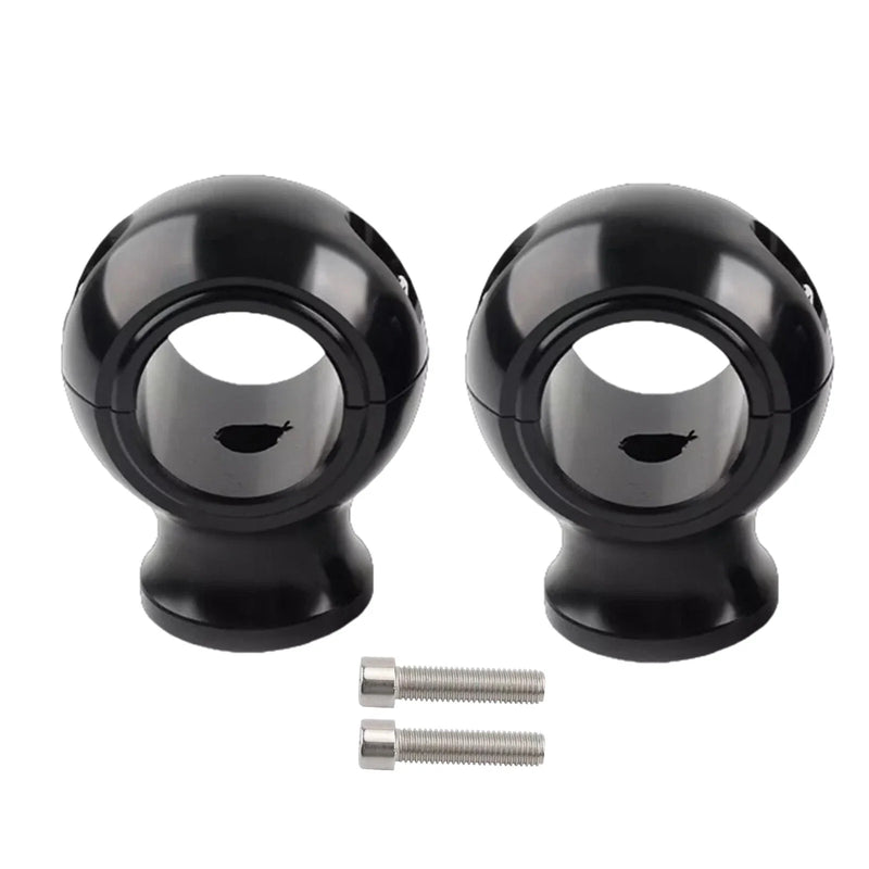 Harley Touring / Dyna / FatBob / Softail 2 x Handlebar Riser Clamp (2000-2023)