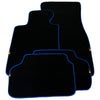 BMW X5 Series G05 SUV with Blue Trim AutoWin Black Floor Mats (2018-2023)