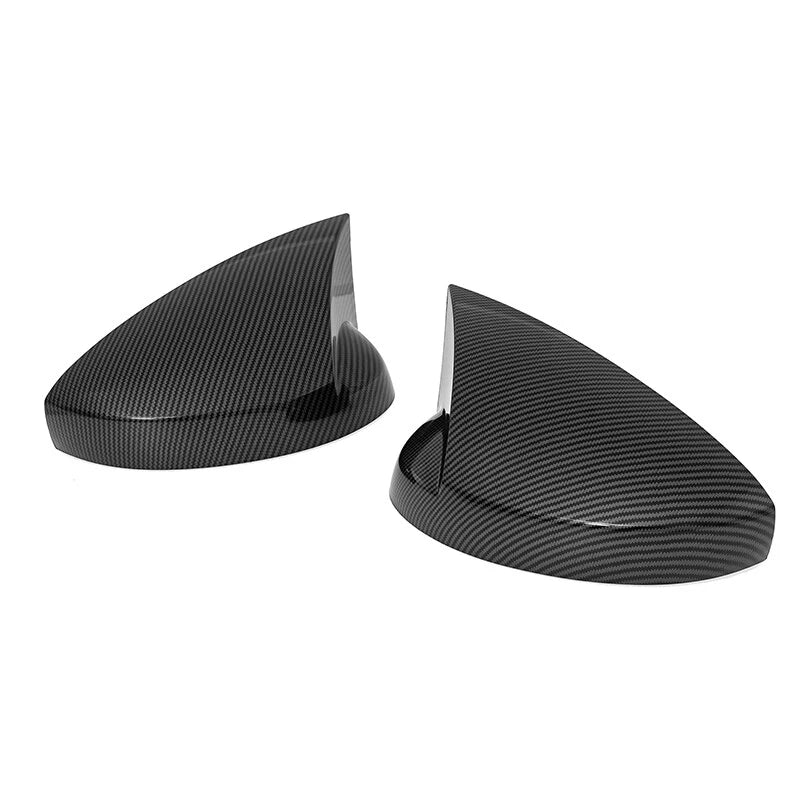 Honda Civic 2 x Car Side Rear Mirror Trim Covers Carbon Fiber ABS (2022-2024)