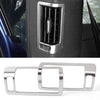 Volvo XC90 2 x Silver Interior Air Vent Outlet Covers (2015-2018)