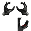 Harley Dyna Low Rider Fat Bob 4x 49mm Windshield Clamps (2006-2017)