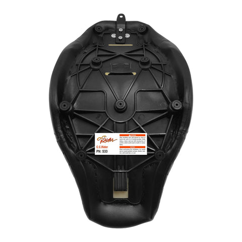 Harley Low Rider S FXLR FXLRS FXLRST Black Driver Rider Seat (2018-2025)