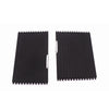 BMW X5 X6 2 x Rear Cup Holder Roller Blind Covers Black (2007-2014)