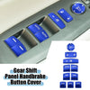 Honda Accord (2018-2022) Blue 10 x Car Master Window Switch Button Covers