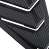 Honda Civic 11th 2x Carbon Side Vent Window Scoop Louver Cover Trim (2022)