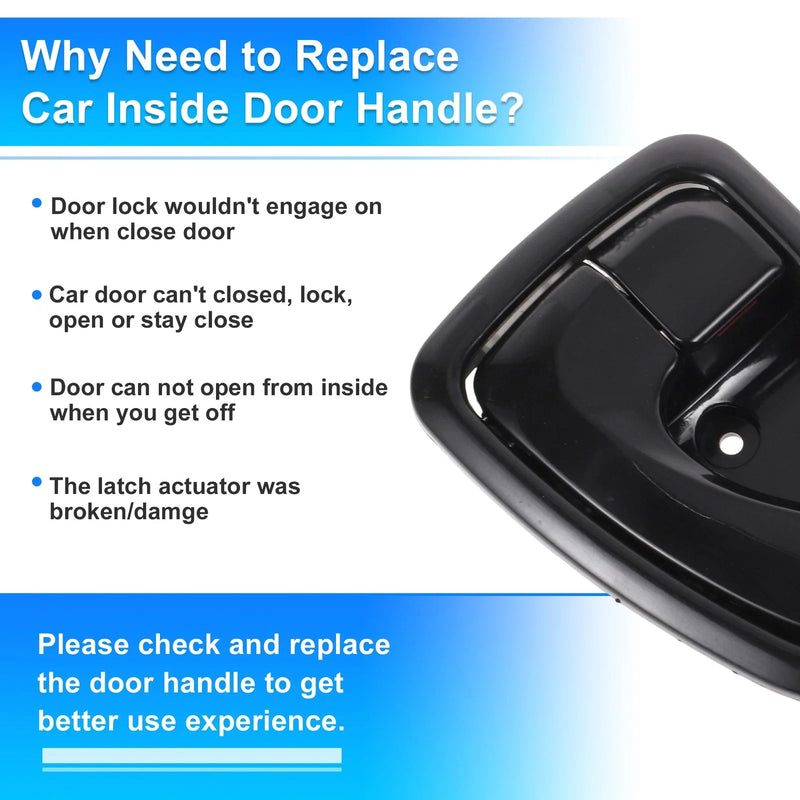 Hyundai Accent Front Passenger Side Interior Door Handle (2000-2005)