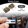 Cars, Boats, Trucks, RVs, Motorcycles 70A Blade Fuse 5 Pcs