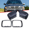 E53 Wing Door Mirror Cover Cap + Trim Ring Set (2000–2006)