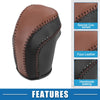 Toyota Camry 2018-2023 Black Brown Stitch Gear Shifting Knob Cover