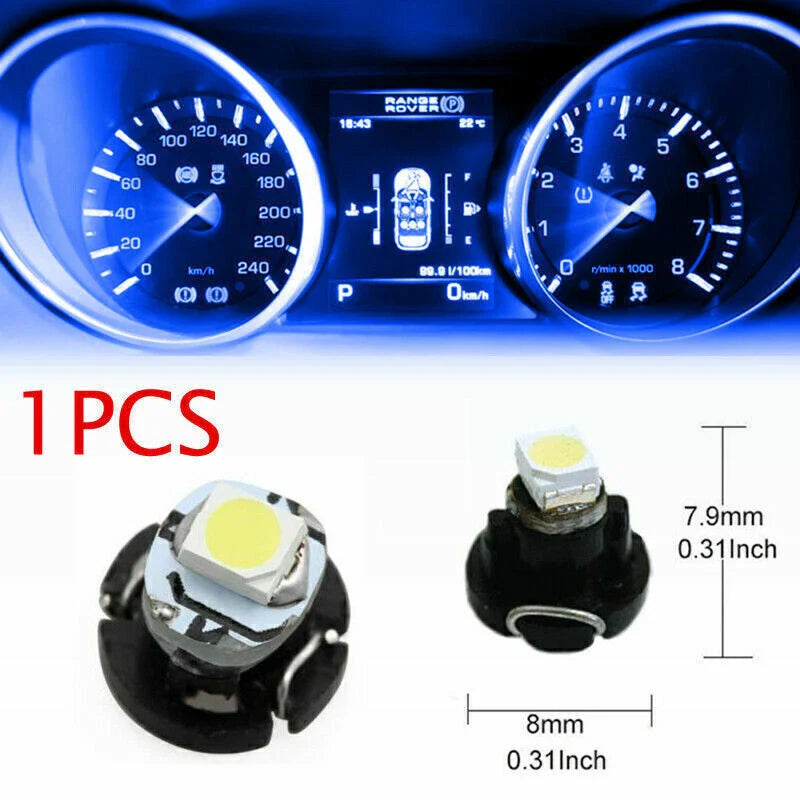 Car Panel Instrument Dashboard Gauge Cluster Blue T3 LED Bulb Light