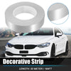 Car Motorcycle Decorative Strips 1.2" Width 164ft Waterproof Silver Tone