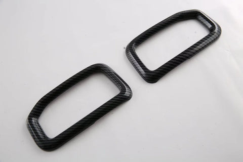 Ford Ranger ABS Front Side Vent Air Outlet Lid Carbon Fiber Cover Trim (2023)