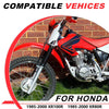 Honda XR80R / XR100R Mud Guard 1985-2000 Black Rear Fender