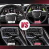 Dodge Charger Challenger Green Steering Wheel Paddle Shifter Covers