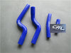Yamaha YZF250 YZ250F (2007-2009) Blue Silicone Radiator Hose