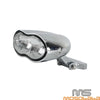 Harley Chopper Softail Dyna Chrome Universal Wave Dual Hi/Low Beam Headlight