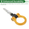 Ford Focus (1998-2025) Gold Tone Tow Hook 15.6mm Aluminum Alloy
