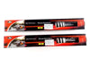 Kawasaki KX125 400mm White/Chrome JBS Rear Shock Absorbers