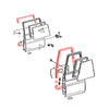 Toyota Land Cruiser Hardtop GRJ78 HZJ78 VDJ78 RR Door Weatherstrip Seal x2