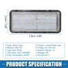 Toyota Land Cruiser 2 x White LED License Plate Lights (2016-2023)