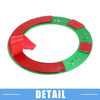 Dodge Charger Challenger Green Engine Start Button Sticker Aluminum Alloy