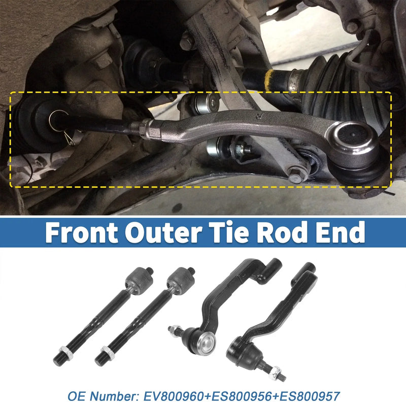 Chrysler 300 & Dodge Charger 4 x Front Inner Outer Tie Rod End Links