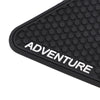 BMW R 1250 GS Adventure Knee Pad Rubber Tank Protection Black (2019-2024)