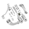 Harley Sportster 883 1200 Chrome Mid Control Kit Foot Pegs (2014-2022)