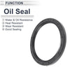 Oil Seal Rotary Shaft Seal Nitrile Rubber 85x105x8mm Black 5 Pcs