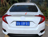 Honda Civic Sedan 4DR Pearl White Highkick Duckbill Spoiler (2016-2021)