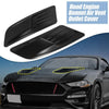 Ford Mustang Front Hood Engine Air Vent Cover Glossy Black (2015-2017)