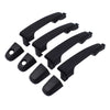 Exterior Door Handle Black Set 4 Fits Mitsubishi L200 Triton Pickup 2005-14 D06