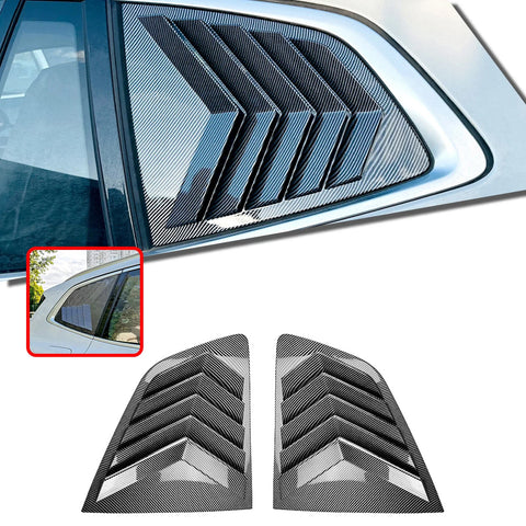 BMW X3 G01 2 x Carbon Look Rear Side Window Louvers (2018-2024)