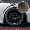 Porsche Cayenne Set of 2 Wheel Lock Lug Nuts with 21 Teeth Anti-theft Key