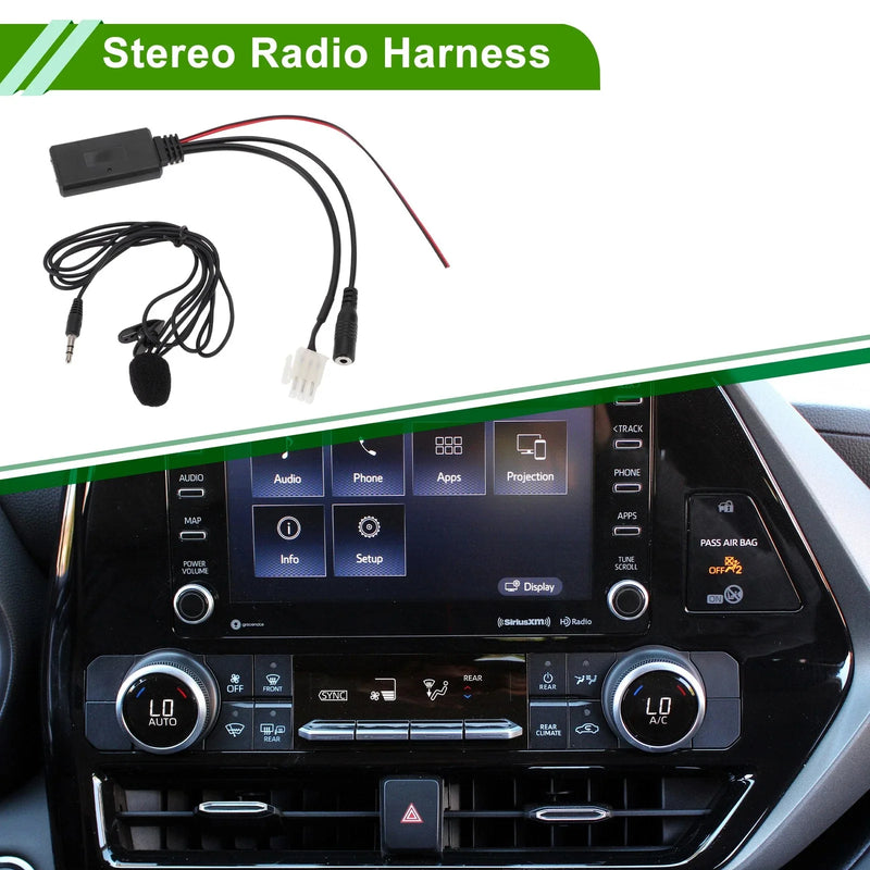 Honda GL1800 with Microphone Handsfree Stereo Radio Harness (2001-2017)