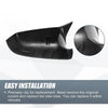 BMW 525i 528i 530i 535i Rearview Mirror Cover Cap Carbon Fiber Pattern