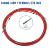 Yamaha Red 2 x 40ft 472 Inch Marine Type Shift Remote Control Box Cable