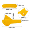 Motorcycle 6 x Sets Motorcycle Tire Changer Demount Head Plastic Insert