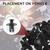 Kia Soul 1.6L 2.0L Fender Skirt Clips 20 Pcs (2010-2019)