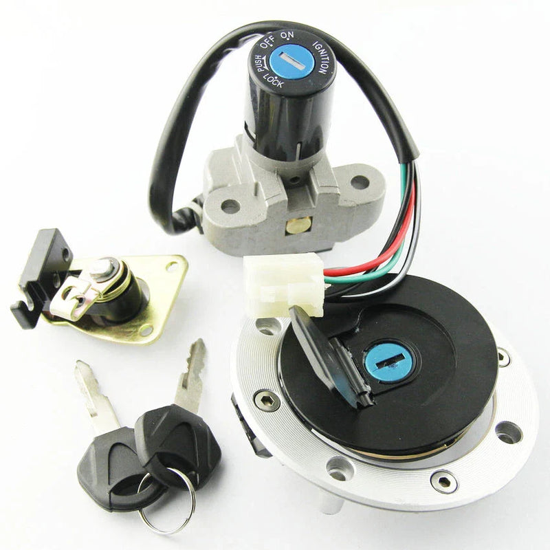 Suzuki GS500, GSF250, Bandit, GSX400 Ignition Key Switch Lock Set (1990-2000)