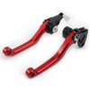 Kawasaki KLX250 D-TRACKER Dirt Clutch Brake Levers RED (1993-1997)