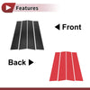 Toyota Yaris Cross 4 Pcs Carbon Fiber Door Pillar Trim (2020-2025)