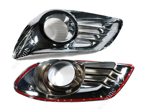 Toyota Hilux Chrome Fog Light Covers (2012-2014)